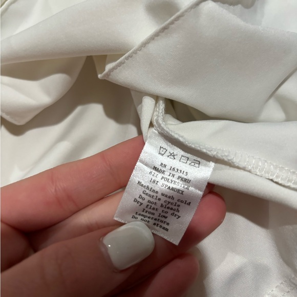 Renwick Pleat Front Skort In White Size XS Tuckernuck - Picture 6 of 6